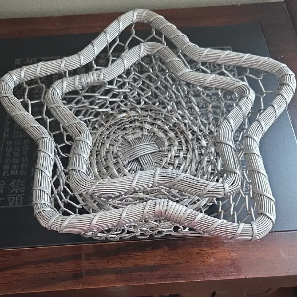 Star-Shaped Wicker Basket